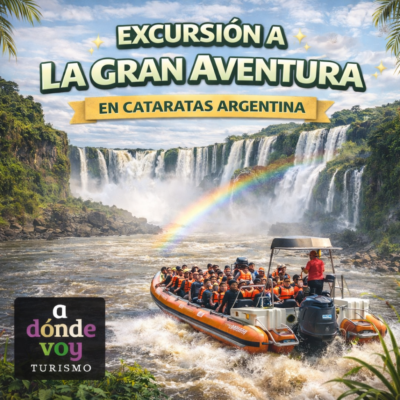 EXCURSIÓN LA GRAN AVENTURA CAT. ARGENTINAS <br><h5 style="color:#983295;">Precio $105.300</h5>