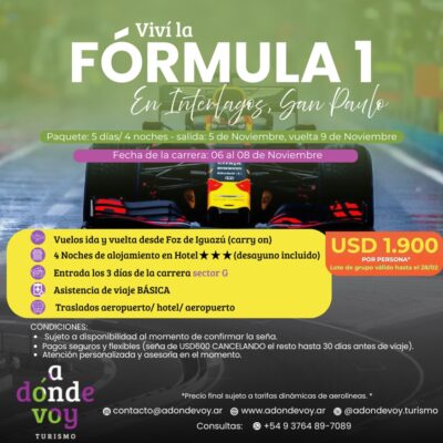 FORMULA 1 - SAO PAULO BRASIL