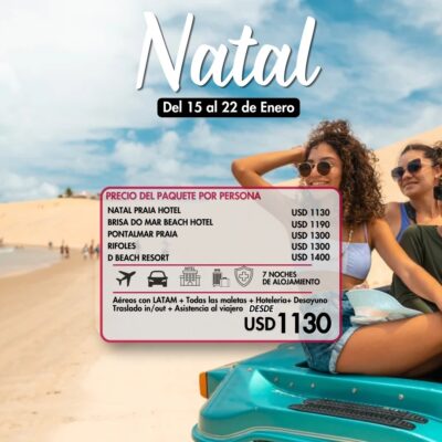 NATAL - Salidas garantizadas (NO PROPIAS)