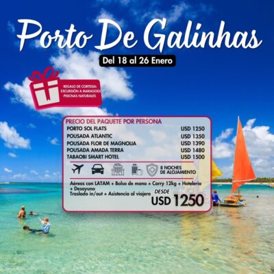 Porto Galinhas - Salidas garantizadas (NO PROPIAS)